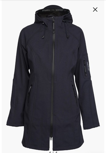 Ilse jacobsen blue raincoat - raincoat, 46