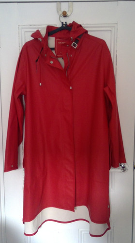 Ilse jacobsen red rain coat - rain,
